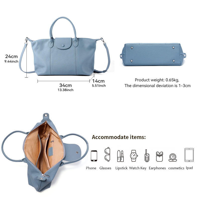 Laura Top Handle Bag with Detachable strap